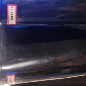 Hunter Tall Rain boots, size 11, black